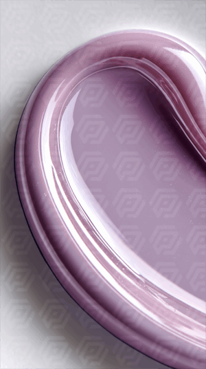 Polished Lilac Paint Swirl With Subtle Sparkle
