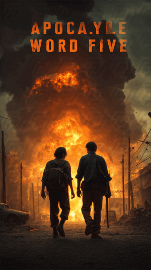 Two Survivors Facing Apocalyptic Inferno