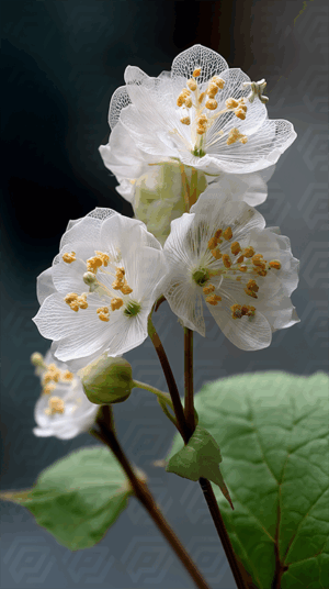 Bright White Petaled Flowers With Yellow Pollen Clusters