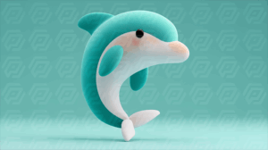 Textured Dolphin Character With Whimsical Charm