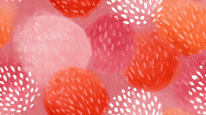 Warm Red and Pink Abstract Watercolor Texture