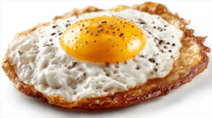 Crispy Fried Egg with Golden Yolk and Pepper