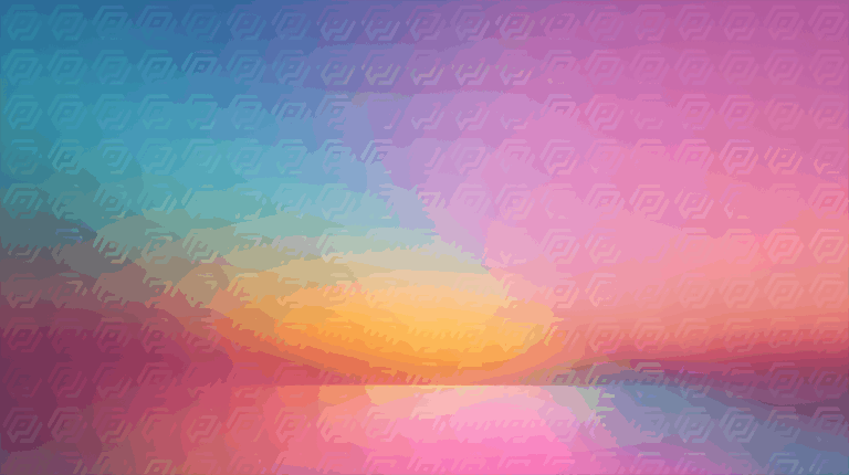 Sunset Inspired Abstract Gradient Reflection