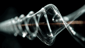 Abstract Helix Of Light In Motion