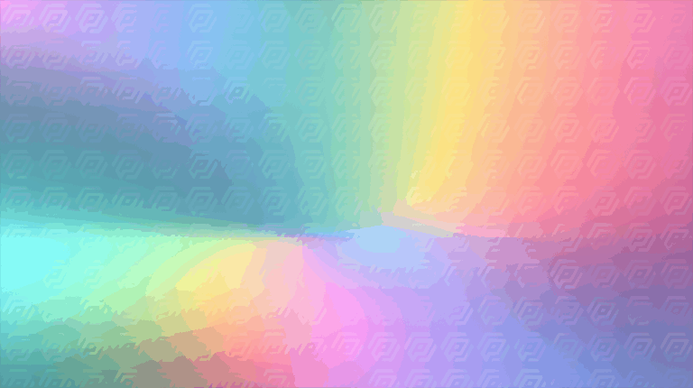 Symmetrical Pastel Gradient Burst with Horizon
