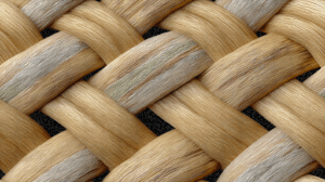 Braided Textile Fibers With Clean Geometric Weave