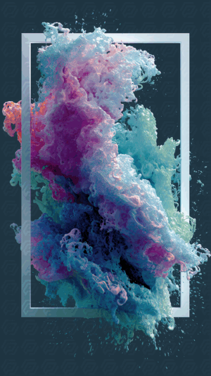 Underwater-Inspired Abstract Texture Cloud
