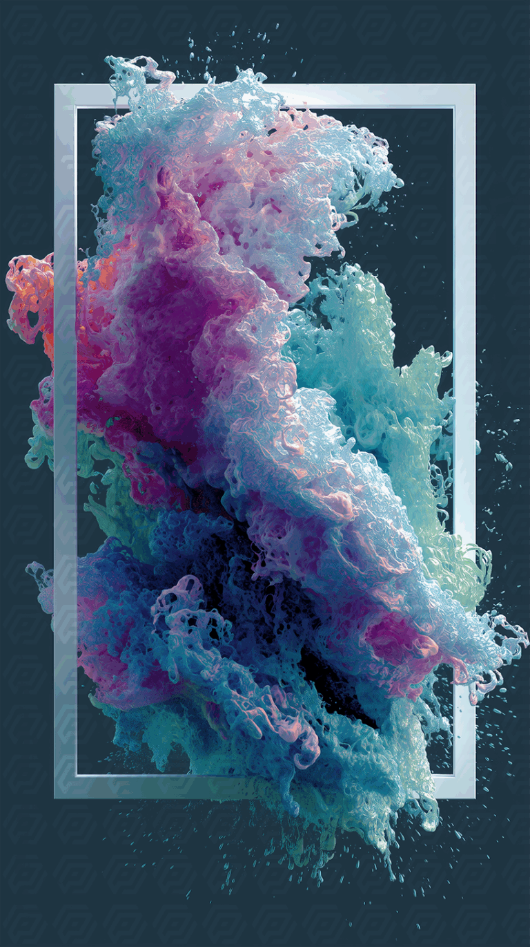 Underwater-Inspired Abstract Texture Cloud